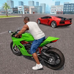 Значок Игра про езду на мотоцикле 3D
